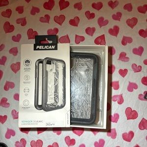 Pelican IPhone X Protective Case Clear/Flower